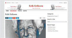 Desktop Screenshot of erikerikson.org